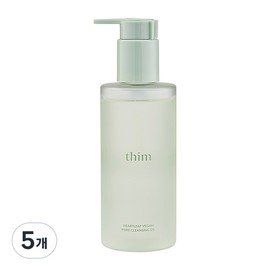 Theme Houttuynia cordata vegan pore cleansing oil, 5 pieces, 200ml / 띰 어성초 비건 포어 클렌징 오일, 5개, 200ml