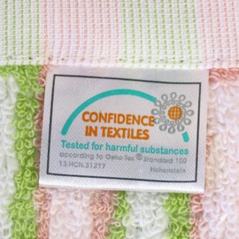 Hayashi FH417402 Face Towels, Set of 2, Approx. 13.4 x 31.5 inches (34 x 80 cm), Pastel Mignon, Pink