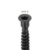 sourcing map 20Pcs M6.3x50mm Hex Socket Countersunk Head Self Tapping
