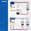 MINGSONG DC Solar Panels Disconnect Switch 25 Amp Solar Shut