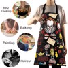 WZMPA Horror Clown Cooking Apron Horror Clown Lover Gift Welcome
