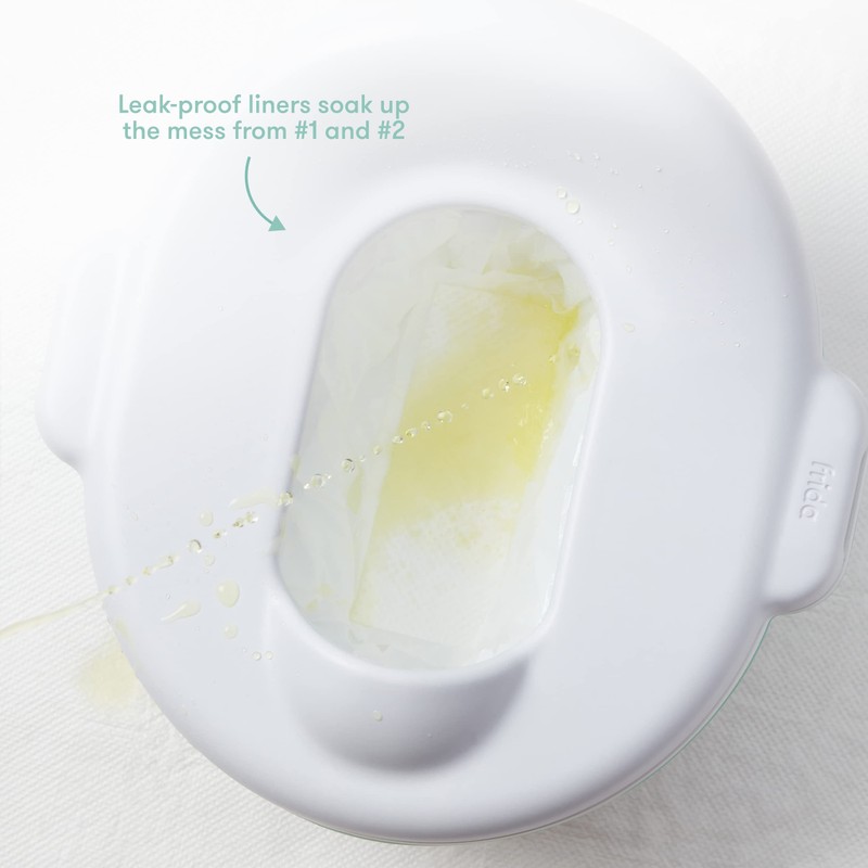 Frida Baby Poo + Pee Potty Liners, Leak-Proof, Super-Absorbent Liners