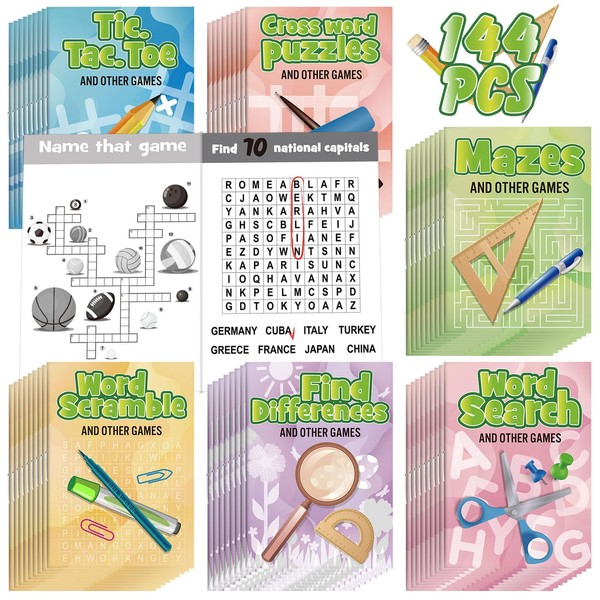 Hungdao Bulk Gifts for Kids, Challenging Activities Games Include Mazes,
