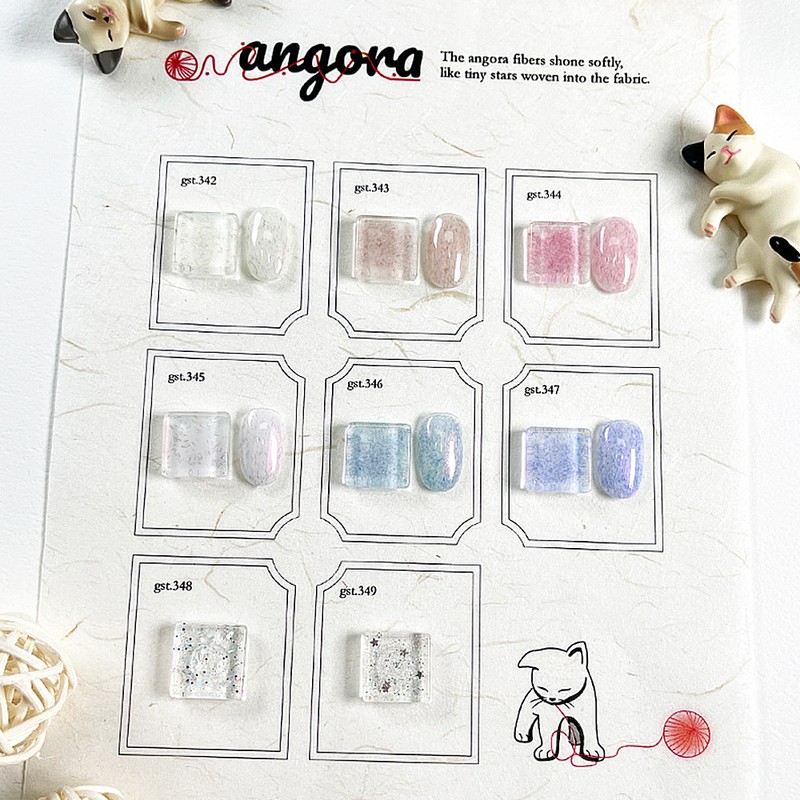 First Street Gel Pulse Gel Angora 8-piece set Velvet Gel