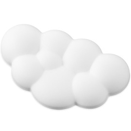 Mabor Wolke Maus Handgelenkauflage Leder Handballenauflage Maus Ergonomische Maus Handgelenkstütze mit Rutschfester Unterseite für Desktop Laptop Computer Büro