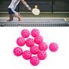 12PCS 74mm 40 Holes Pickleballs PE Plastic High Elasticity Pickleball
