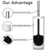 Indecor Home Marble Cherry Blossom Design Toilet Brush and Holder