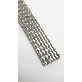 3/8" Stainless Steel Braided Sleeving (304SS) - Length: 10 Feet 3/8"