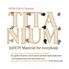 BodyBonita 12Pcs G23 Titanium Replacement Balls for Piercings - Piercing Ball Grabber Tool for Changing Jewelry Pick Up Grabber Tool Screw On Septum Balls Removal Black