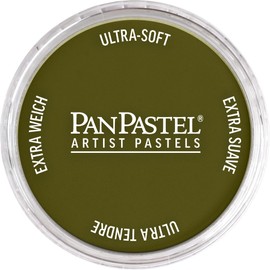 PanPastel Artist Pastels by GOLDEN, Bright Yellow Green Extra Dark, 2.44” / 62mm Pan Diameter, Professional Artist Pastels, Unique Pan Format (cake-like)