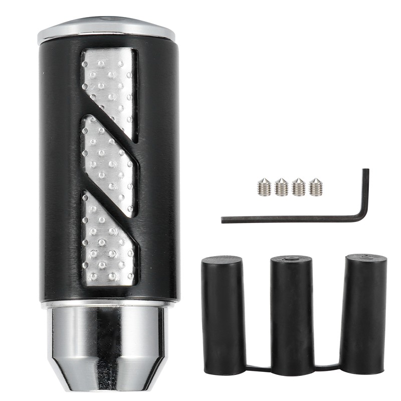 Universal Gear Shifter Shift Knob Headball Aluminum Alloy with 3