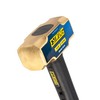 Estwing 4-Pound Brass Sledge Hammer for Metalworking/Automotive/Mining Use, Steel Locked