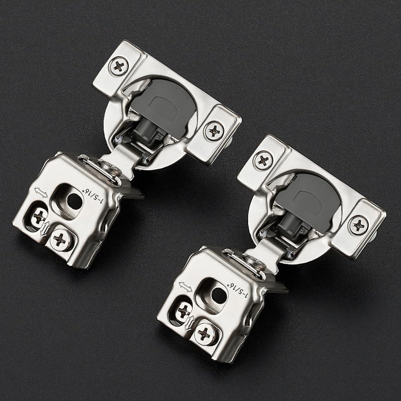 Ravinte 30 Pack 15 Pairs 1-5/16inch Overlay Cabinet Hinges Kitchen