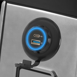 USB Car Charger - Quick Charge 3.0 Port PD USB Socket - 30W Car Quicker Charger Socket Fast Charging Phone Charger USB Charger Car Socket