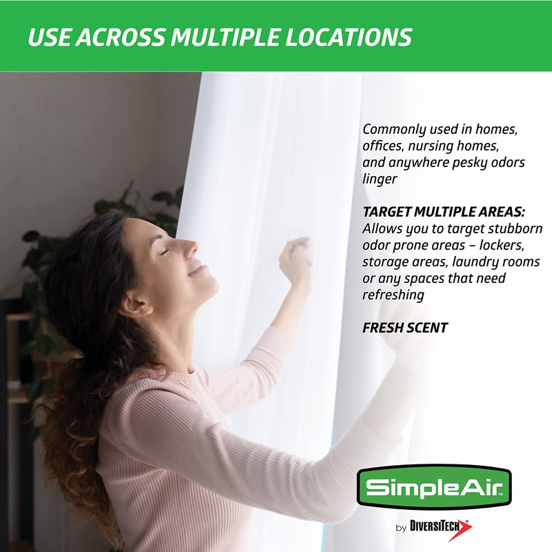 SimpleAir SC-3200 Duct Fresh Spray Air Freshener, Deodorizer, Professional HVAC