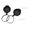 Operitacx 3 Sets Rubber Objective Lens Caps for Binoculars Scratch