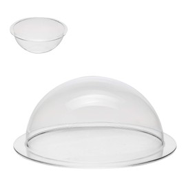 EH Design Acrylic Glass/Plexiglas® Hemisphere/Sphere, Plastic and All-Round Brim