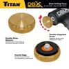 Titan 63638 Interchangeable Brass Striking Faces for Titan DBX 28oz