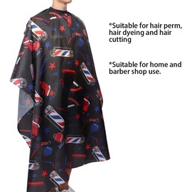 ZJchao - Capas de pelo para corte de pelo, cubierta de peluquería ajustable para peluquería, peluquería para estilistas, barberos, colorear, permanente