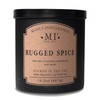 Manly Indulgence Rugged Spice 2 Wick Candle for Men |