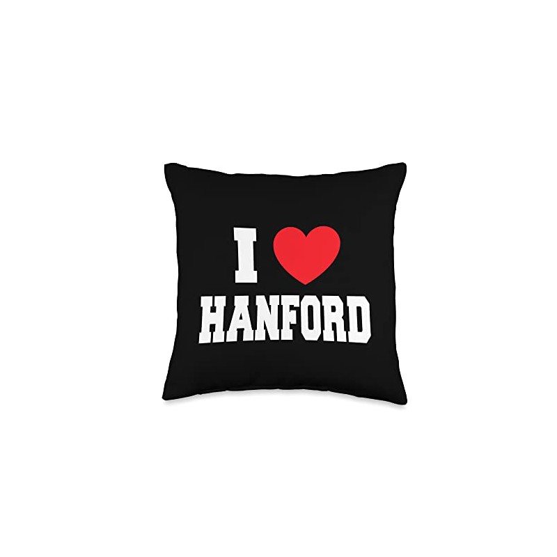 I Love Hanford Throw Pillow