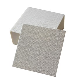 BAY LETTERPRESS Accessory Card, 50 Sheets, White, Plain, 2.2 x 2.2 inches (57 x 57 mm)