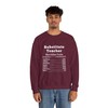Substitute Teacher Nutrition Facts Sweatshirt for Teachers Appreciation Gift Cute