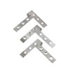 6Pcs Stainless Steel Connector Hidden Door Hinge, 360 Degree Rotatable