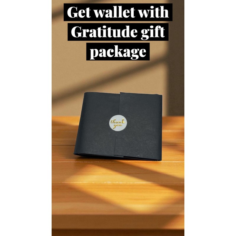 RFID Blocking Leather Wallet for Men - Slim Bifold Credit