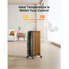 PELONIS Radiator Heater for Large Space, Electric Oil Filled Radiator,