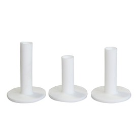 Golf Rubber Tee for Hitting Mat, 3 Different Sizes Packed 75mm,65mm,54mm (White)