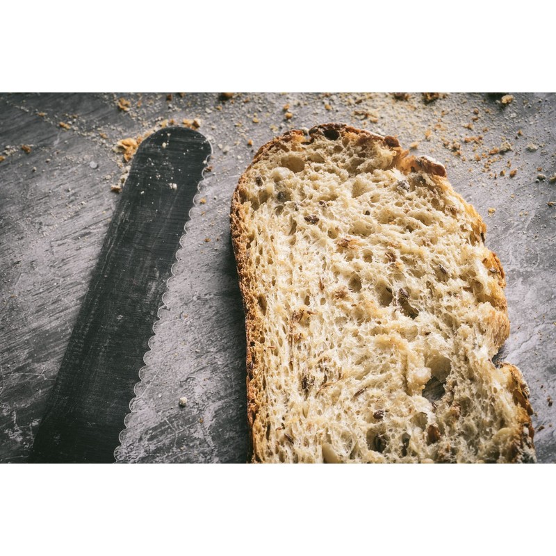 Offset Bread Knife Cozzini Cutlery Imports 9 in. Blade -