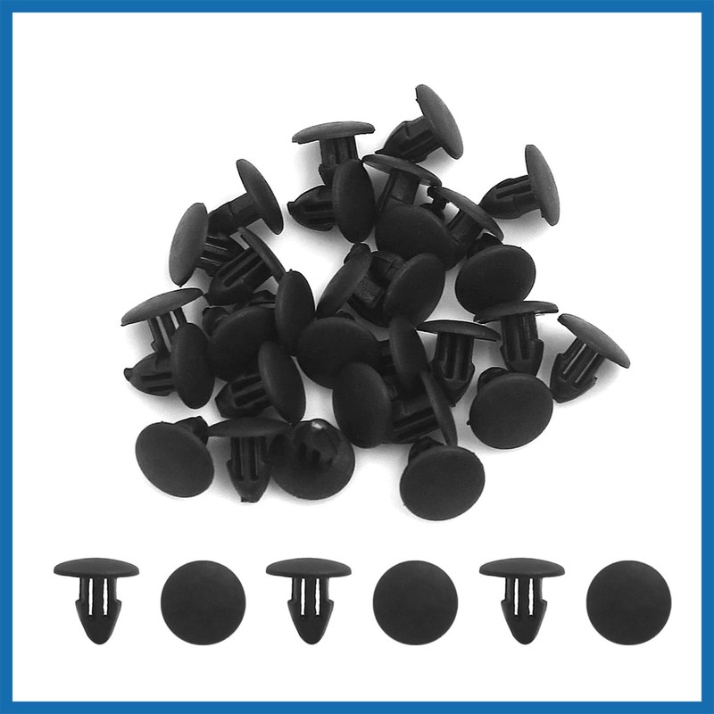 A ABSOPRO 30pcs 4.5mm Hole Door Trim Clips Push in