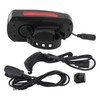 USB Bicycle Flashlight LED Computer Horn Light Bike Front Light