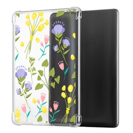 CoBak Clear Case for Kindle Paperwhite - 6.8 Inch Kindle Paperwhite 11th Generation 2021 and Signature Edition (Model No. M2L3EK/ M2L4EK), Lightweight, Scratch-Resistant, Soft (Lilac)