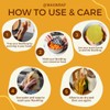 WaxWrap - Waxed Cotton Food Wraps Set of 3 Small
