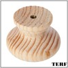 TERF® Traditional Unlacquered Pine Wooden Cupboard Cabinet Door Knob 50mm