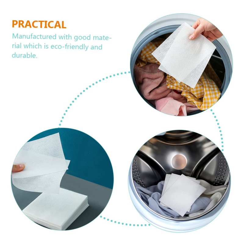 Beavorty Anti-run Sheets 3 Pack Dye Catcher Sheets for Laundry