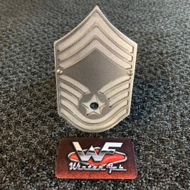 WinterFab USAF - Chief Master Sergeant - Rank - Hitch Cover - Two Layer - WinterFab