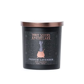 Three Sisters Apothecary Soy Candle 8 oz. (French Lavender)