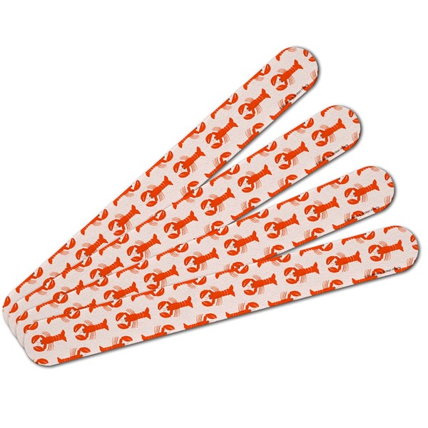 Cute Maine Lobsters Pattern Double-Sided Nail File Emery Board Set