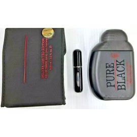 CREATION LAMIS LAMIS PURE BLACK   EAU DE TOILETTE SPRAY MEN 3.3 Oz / 100ml/Free Travel spray