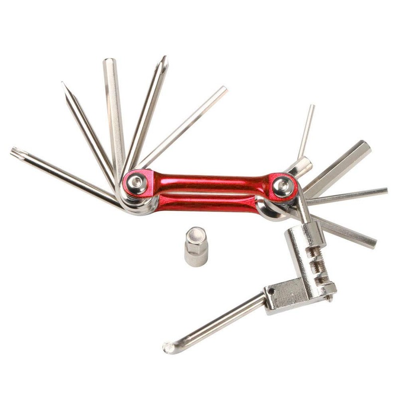 Aiqeer 11 in 1 Multifunction Bike Repair Tool, Portable Foldable