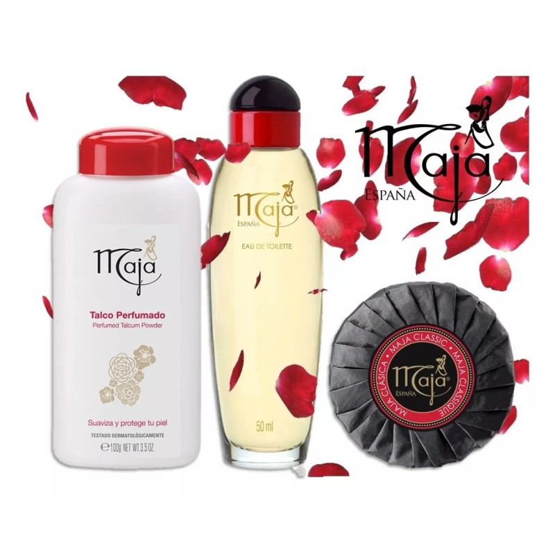 Maja Estuche Talco 100g + Agua De Tocador 50ml +