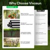 VIVOSUN Garden Cloches for Plants, Rustproof Chicken Wire Cloches with