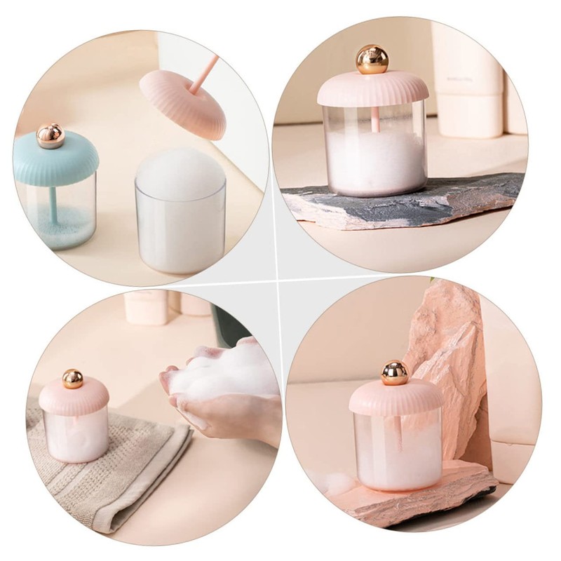 Mikinona 2pcs Bubble Foaming Bottle Gentle Wash Foaming Bubbler Making