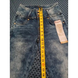 CUTIE PIE JEANS STRETCH DENIM LIGHT BLUE, WAIST  28IN,  9-2 CUTIE 1409, BUTT LIFTING...
