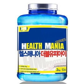 단백질 헬스보충제 헬스매니아 WPI 2kg 순수유청맛 Protein Health Supplement Healthmania WPI 2kg Pure Whey Flavor