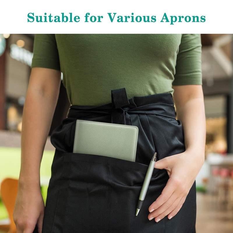 Server Book Organizer with Zipper Pocket, Fintie PU Leather Restaurant