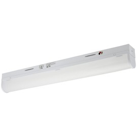 Sunlite 85464 2-Foot LED Strip Light Fixture, Power Selectable 15W/20W/25W, 120-277 Volts, 1950/2600/3250 Lumens, Color Selectable 30K/35K/40K/50K, Dimmable, ETL Listed, Built-in Battery Backup